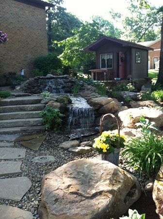 Rustic Double Feature Waterfalls